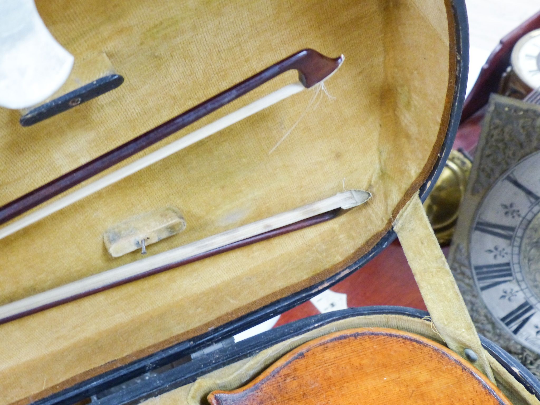 A 19th century German violin in wooden case